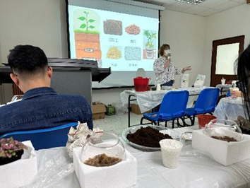 112.11.01「園藝治療之瓶中花園-微景觀生態瓶」